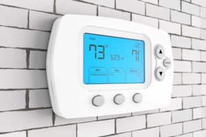 Modern Programming Thermostat. 3d